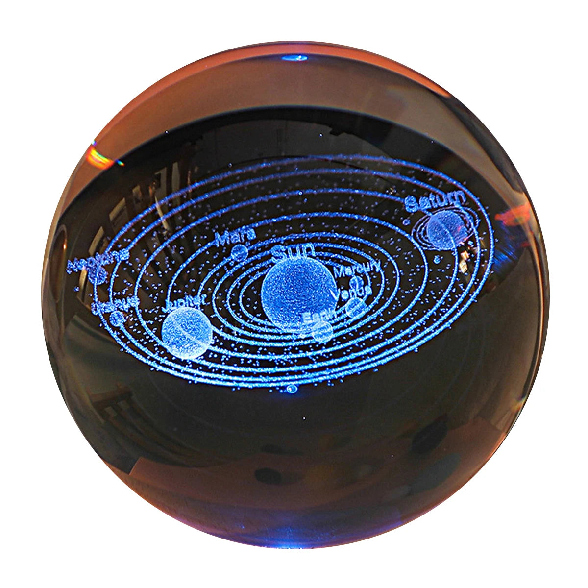 3D Astronomy Crystal Lights Glowing Planetary Galaxy Astronaut Ball Night Lights Bedside Light Ramadan Decoration Mood light