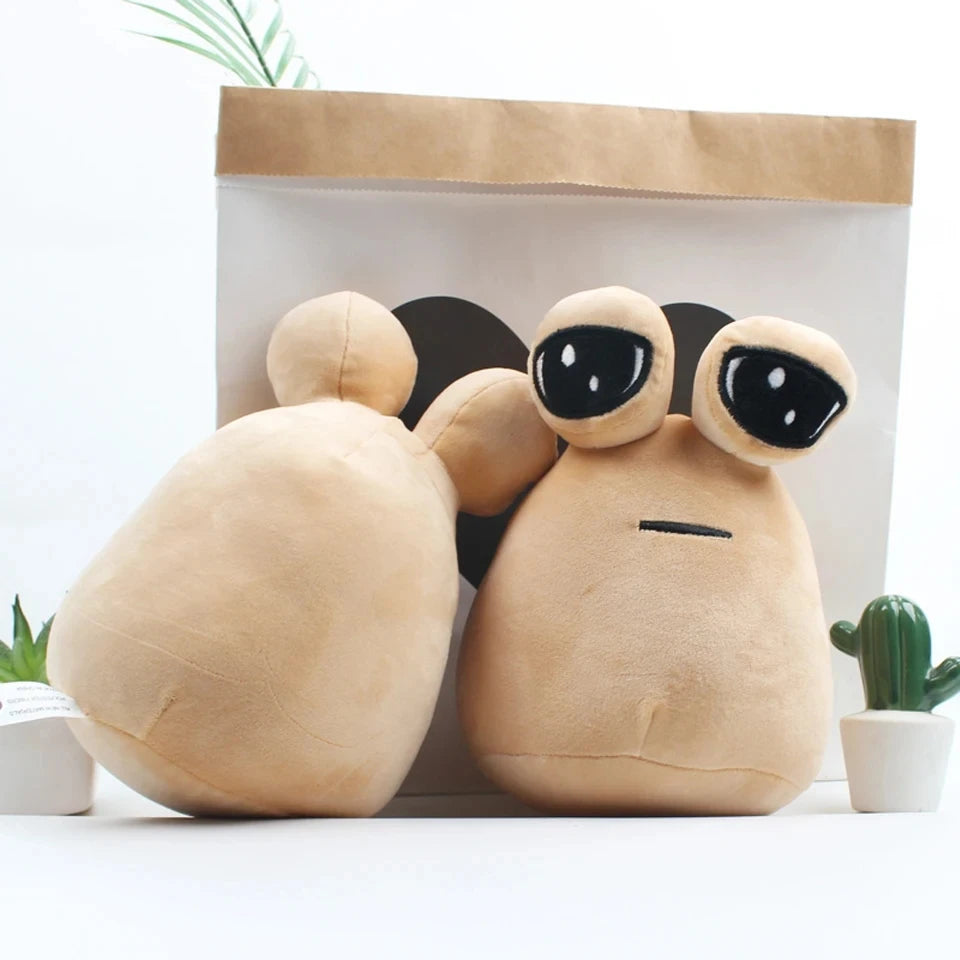 New My Pet Alien Pou Plush Toy Kawaii Alien Pet Doll Cute Pou Stuffed Toys Soft Pillow Plush Animal Gift Toys For Kids Girls